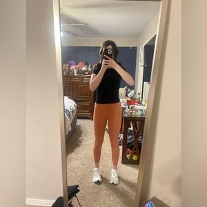 Orange Lululemon Leggings